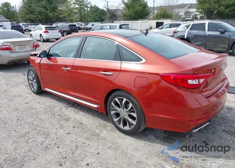 2015 Hyundai Sonata Limited 2.0T z USA, uszkodzony, nr VIN 5NPE34AB6FH123897